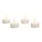 12 Packs: 4 ct. (48 total) Ivory LED Twist Flame Tealight Candles by Ashland®
